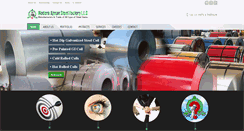 Desktop Screenshot of ajmansteel.com